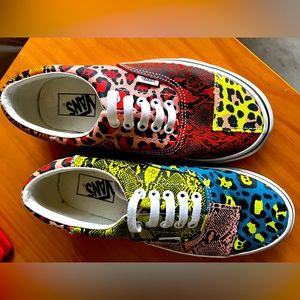 Vans ERA PATCHWORK CANCAS AND LEATHER IN LEOPARD & SNAKE